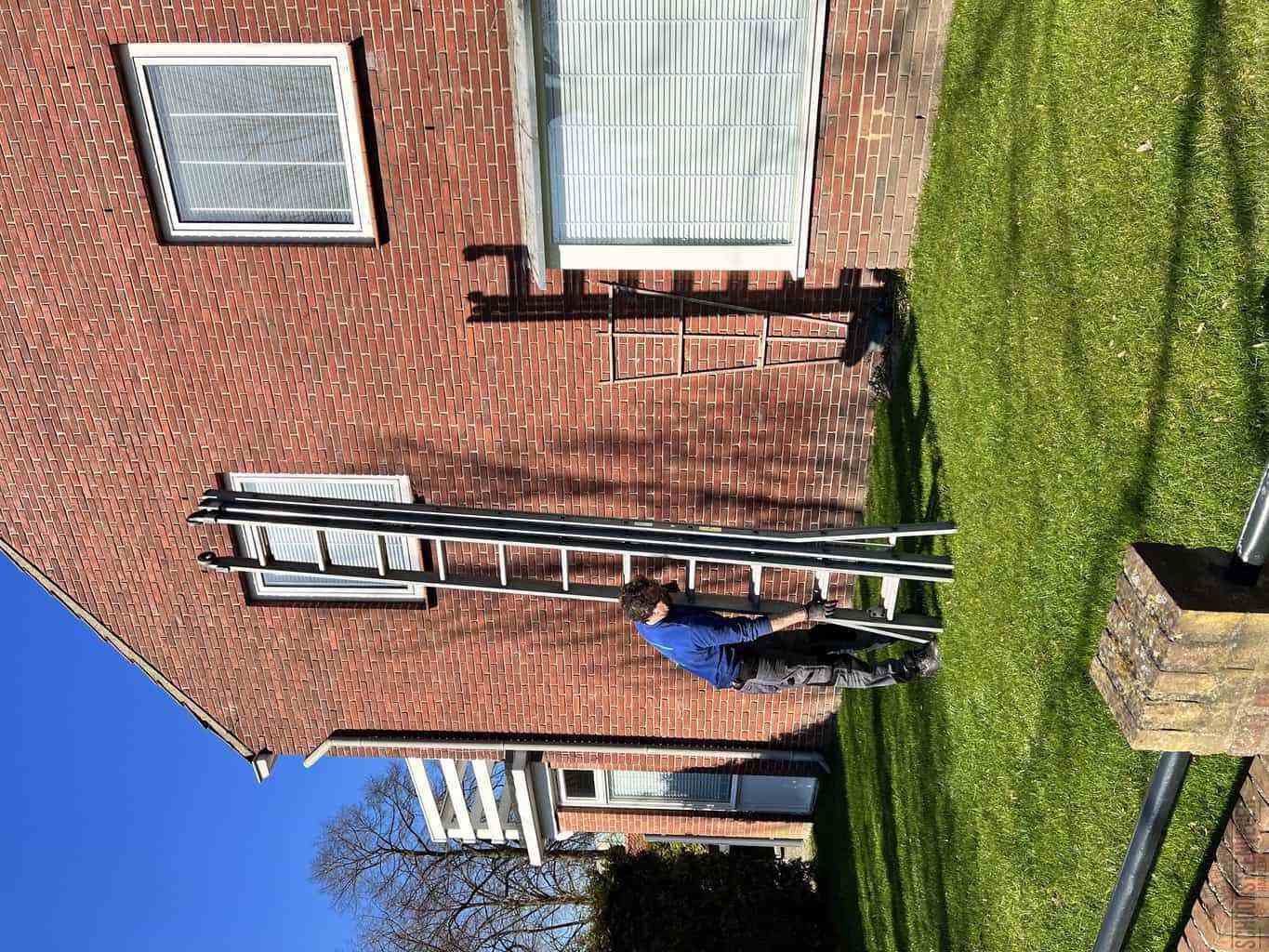 Haarlem schoorsteenveger huis ladder